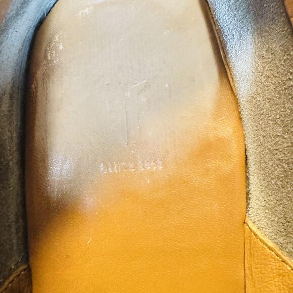 Frye Shoes Mens 10 Brown Suede Cap Toe Oxford Dress Slip On Casual Comfort main image 9
